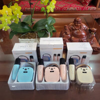 Loa Bluetooth Mini hát karaoke và sạc Pin Không dây Âm thanh bass chuẩn tặng kèm 2 míc hát