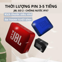 Loa Bluetooth mini JBL Go 2 giá rẻ - 3.1W, FULLBOX NEW 100%, Chống nước tiêu chuẩn IPX7 - duystore