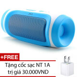 Loa Bluetooth mini JY-3 (Xanh) + Tặng 1 cốc sạc NT 1A