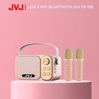 Loa bluetooth mini karaoke kèm mic JVJ YS-105 Không dây, kèm 2 mic hát công suất 5W – Bảo hành chính hãng 06 Tháng