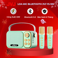 Loa bluetooth mini karaoke kèm mic JVJ YS-103 1 mic / Loa Ys-105 2 mic công suất 10W - Bảo hành chính hãng 06 Tháng