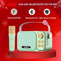 Loa bluetooth mini karaoke kèm mic JVJ YS-103 1 mic / Loa Ys-105 2 mic công suất 5W – Bảo hành chính hãng 06 Tháng