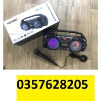 Loa Bluetooth Mini Karaoke Kimiso KM-S1 Giá Rẻ Tặng 2 Mic Bass Căng Hàng Chính Hãng