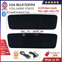 Loa Bluetooth Mini, Loa Nghe Nhạc S2025 Cao Cấp 10W-Usb-Tf-Aux-Fm, Không Dây-Máy Nghe Nhạc Giá Rẻ - H2Pro Tech