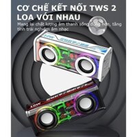 Loa bluetooth mini nghe nhạc V8 âm thanh hay, bass mạnh, pin khoẻ, có đèn led và khe cắm thẻ nhớ