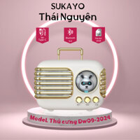 Loa bluetooth mini Retro SUKAYO-DW09 hình thú cưng dễ thương quà tặng sinh nhật, decor phòng