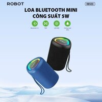 Loa Bluetooth Mini ROBOT RB120 Công Suất 5W Đèn Led RGB Hỗ Trợ Kết Nối Thẻ Nhớ - Chính Hãng