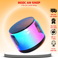 Loa bluetooth Mini S300 pin trâu có đèn led đổi màu nhiều màu, âm thanh cực hay, có thể ghép đôi 2 loa