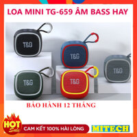 Loa Bluetooth Mini TG-659 Không Dây Thiết Kế Nhỏ Gọn Sang Trọng Nghe Nhạc Hay Có Móc Treo Giá Rẻ