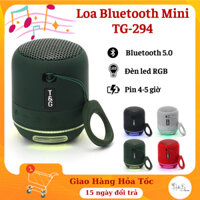 Loa Bluetooth Mini TG294 - Âm Thanh Box Stereo , Bass Mạnh, Hiệu Ứng Đèn Led , Nhỏ Gọn