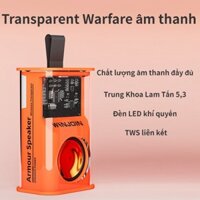 loa bluetooth mini trong suốt HRD B401 bass rung cực đẹp Củ Loa Nghe Nhạc.