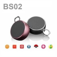 Loa bluetooth nghe nhạc mini BS02 cầm tay nhỏ gọn, để bàn, dùng cắm dây được cho máy tính, âm bass cực hay