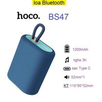 Loa bluetooth nhỏ gọn Hoco BS47 chân sạc type C kết nối Smartphone/ Laptop