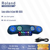 Loa Bluetooth NR-555 Hiệu ứng ánh sáng LED đầy màu sắc Loa không dây đa chức năng Loa chơi game,Loa siêu trầm