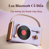 Loa Bluetooth Phong Cách Cổ Điển Nút trượt CD Đặc Biệt Thiết Kế Tinh Mỹ CD Cao Cấp