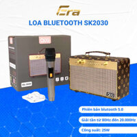 Loa Bluetooth Qixi SK-2030 Kèm 1 Micro Không Dây, Loa Hát Karaoke Mini Âm Thanh Siêu Đỉnh