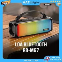 Loa Bluetooth Remax RB-M67 | Loa Bluetooth Mini Bass Cực Mạnh ,Led Cảm Nhạc ,Shop Bảo Hành 24 Tháng