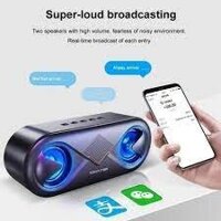 Loa bluetooth S6 cao cấp, loa bluetooth mini để bàn tích hợp công nghệ âm thanh stereo siêu trầm ấm