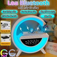 Loa Bluetooth , Sạc Không Dây, tích hợp sạc không dây 15w,Đèn Led Theo Nhạc, Đèn Ngủ, Kết Nối Máy Tính Mẫu Chữ