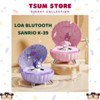 Loa Bluetooth Sanrio K39 Shell Hoạt Hình Dễ Thương, Kuromi, Cinnamonroll, Loa Mini Quà Tặng Ý Cho Bé (TSUM TSUM)
