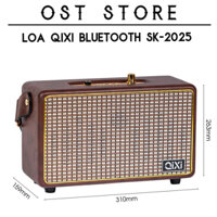 Loa Bluetooth SK-2025. Âm Thanh Hay Siêu Đỉnh Tích Hợp Cổng Micro 6.5 Karaoke Micro Không Dây. Loa Bluetooth SK2025