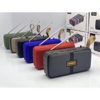 Loa bluetooth stereo KIMISO KMS-303, hỗ trợ FM/USB/TF - Loa mini có ăng teng để nghe đài - dây đeo (Giao màu ngẫu nhiên)