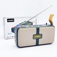 Loa bluetooth stereo KIMISO KMS-303, hỗ trợ FM/USB/TF - Loa mini có ăng teng để nghe đài - dây đeo (Giao màu ngẫu nhiên)