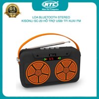Loa bluetooth stereo Kisonli SC-20 siêu trâu - hỗ trợ FM/ AUX/ TF/ USB (nhiều màu) Nhất Tín Computer
