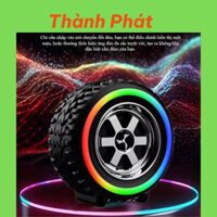 Loa Bluetooth TH 08 mô hình bánh xe độc đáo, Loa bánh xe Bluetooth LED RGB siêu trầm công suất 5W, Loa thể thao bánh xe
