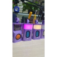 Loa bluetooth trong suốt K08 cute siêu hay.pin trâu 4-6h