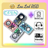 Loa bluetooth trong suốt Mini V1 Led RGB nháy theo nhạc và nhiều kiểu, pin dùng hơn 5 tiếng, siêu rẻ
