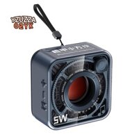 Loa Bluetooth trong suốt Phong cách Mecha Pháo thép nhỏ Cuộc gọi độ phân giải cao Loa siêu trầm thể thao ngoài trời di động