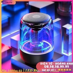 Loa bluetooth trong suốt Yayusi C7 (loại có đèn)