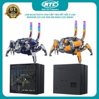 Loa bluetooth TWS kết nối 2 loa cùng lúc Wekome beluga D11 nhện robot cực lạ - âm bass căng đét (2 phân loại màu)