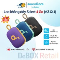 Loa Bluetooth TWS SoundCore Select 4 Go (by Anker) | Pin 20 giờ | Kháng bụi, nước IP67, BT 5.4 - Hàng chính hãng