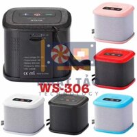 Loa Bluetooth WSTER WS 306 Mini Siêu Hay, Loa Di Động Cầm Tay, Âm Thanh To, Pin Trâu, Có Dây Đeo Tiện Lợi