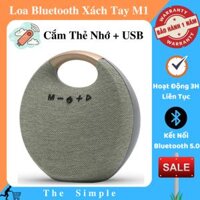 Loa Bluetooth Xách Tay M1 - Loa Bluetooth Không Dây M1  - Bluetooth 5.0 - Hoạt Động Liên Tục 3 Giờ - Chất Âm Chân Thực