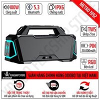 Loa Bluetooth Xdobo Metro 1992 Công suất 100W Siêu Trầm Karaoke TWS Led RGB Bản nâng cấp của Xdobo Vibe Plus Dream Youth
