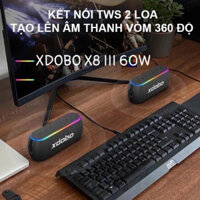 Loa Bluetooth XDOBO X8 III công suất 60W pin 6600 mAh có thể kết nối 2 loa