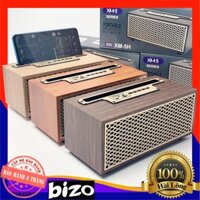 Loa bluetooth XM-5H, Kết nối blt 4.0, Phong cách cổ điển, Vỏ gỗ sang trọng, bass trầm ấm, AUX,FM,USB,TF, Kiêm giá đỡ ĐT