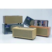 Loa Bluetooth XM-5H Vỏ Gỗ Công Suất 8W, Bass Trầm Ấm, Có Khe Giá Đỡ Điện Thoại Và Khe Cắm Thẻ Nhớ Bảo Hành 12 Tháng