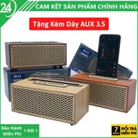 Loa Bluetooth XM-5H Vỏ Gỗ Công Suất 8W, Bass Trầm Ấm, Có Khe Giá Đỡ Điện Thoại Và Khe Cắm Thẻ Nhớ, Tặng Kèm Jack Cắm AUX