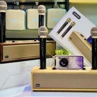 Loa Bluetooth XM-U525 Kèm 2 Micro Karaoke bass siêu hay Âm Thanh Siêu Đỉnh bảo hành đổi mới 1 đổi 1