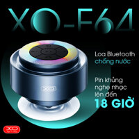 Loa Bluetooth XO - F64 Dùng Được 18h, Dán Tường, Kính, Bàn - Có Đèn Led 6 Màu Chạy Theo Nhạc