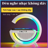 Loa bluetooth YN 2209 loại xịn, đèn chữ G hình vầng trăng khuyết kiêm đế sạc không dây, tích hợp đèn ngủ, có sạc nhanh