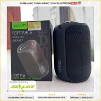 Loa Bluetooth Zealot S32 Pro Phiên Bản Mới Supper Bass Công Suất 15W [ Mua Loa Tặng Nhạc ]
