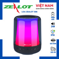 Loa Bluetooth Zealot S66| Loa Công suất 24W, Bass Mạnh, Pin 3600 mAh, Kháng nước, Chính hãng, Bảo hành 12th - OBIBI