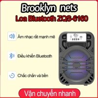 Loa Bluetooth ZQS-6160 tích hợp đèn khung RGB, máy nghe nhạc mini cầm tay, chất lượng âm thanh rõ ràng