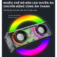 Loa bluetoth V8,loa cầm tay,thiết kế trong suốt,đèn led nháy theo nhạc hiện đại.âm chất,bas ấm