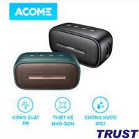 Loa Blutooth di động 5W ACOME A8 Acome A8 Loa Bluetooth Công Suất 5W Nhỏ Gọn Tiện Lợi Âm Thanh Cực Lớn Bluetooth 5.0 Chố